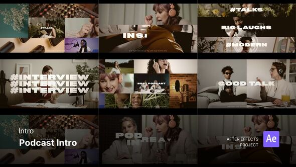 Intro - Podcast Intro Product Promo template preview