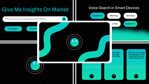 AI Voice Search After Effect Elements template preview