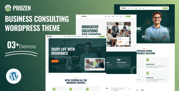 Prozen – Business Consulting WordPress Theme