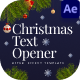 Intro Christmas Text Opener - VideoHive Item for Sale