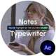 Notes Typing UI - VideoHive Item for Sale