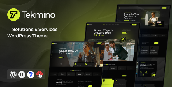 Tekmino – IT Solutions & Services WordPress Theme