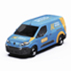 3D Rendered Peugeot e Partner LWB Van Wrap Mockup Set 