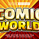 Comic World Cartoon Text - Editable Text Effect 