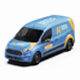 3D Rendered Ford Transit Connect LWB Van Wrap Mockup Set 