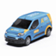 3D Rendered Fiat E Doblo SWB Van Wrap Mockup Set 