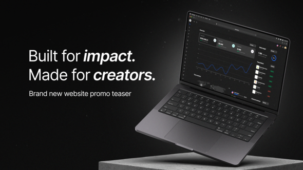 Website Promo Teaser Product Promo template preview