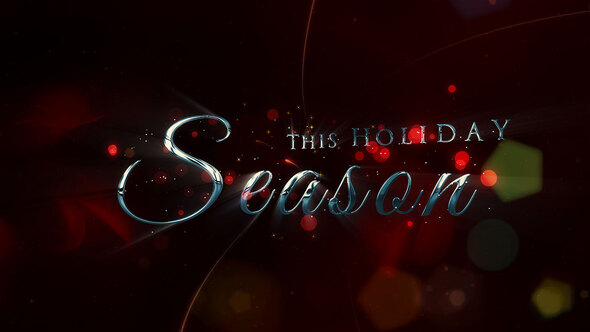 Christmas Wishes Titles template preview