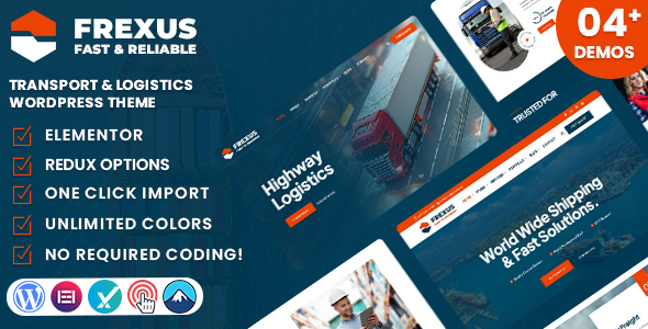 Frexus – Transport & Logistics WordPress Theme