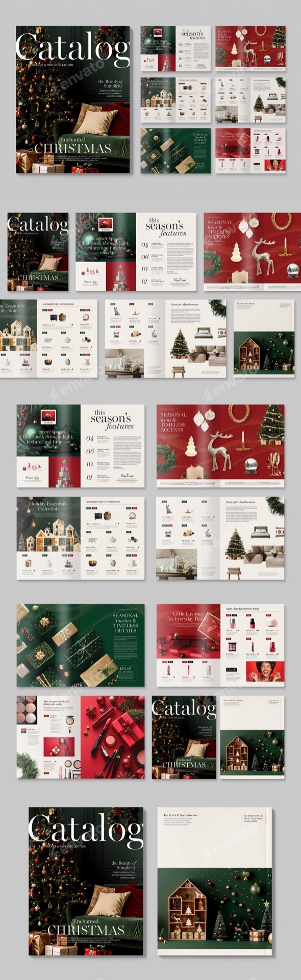 Christmas Catalog Template
