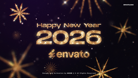 Happy New Year Openers template preview