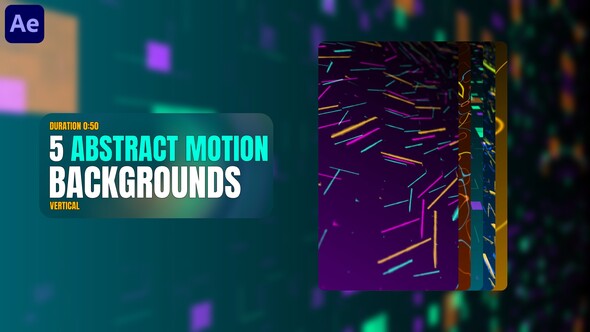 Abstract Motion Backgrounds Elements template preview