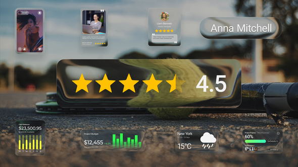 Liquid Infographic Widgets Pack Logo Stings template preview