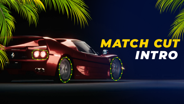 Match Cut Intro Openers template preview