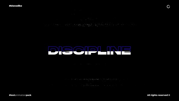 Text Animation Titles template preview