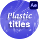 Plastic Typography - VideoHive Item for Sale
