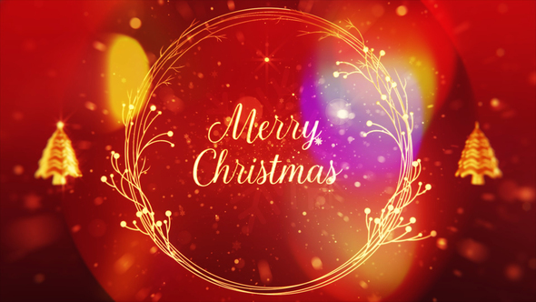 Elegant Christmas Greetings Openers template preview