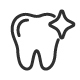 Dental Line Icon Set 