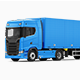 Scania S730 Semi Truck Mockup 