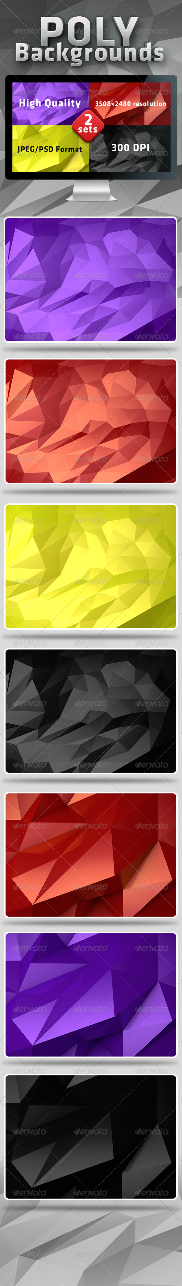 Poly Backgrounds - Abstract Backgrounds