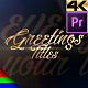 Greetings 4K - VideoHive Item for Sale