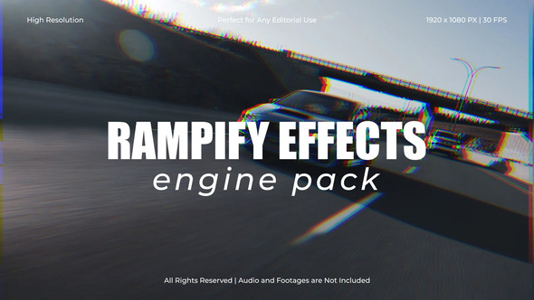 Rampify Effects Engine Pack for After Effects Elements template preview
