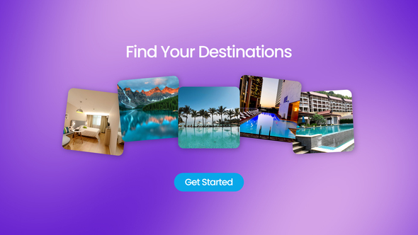 Travel Trip Motion Design Product Promo template preview