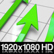 Green Profit Arrows Point Hight on 3D Graph - VideoHive Item for Sale