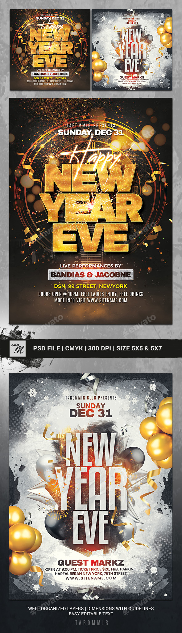 New Year Flyer Bundle