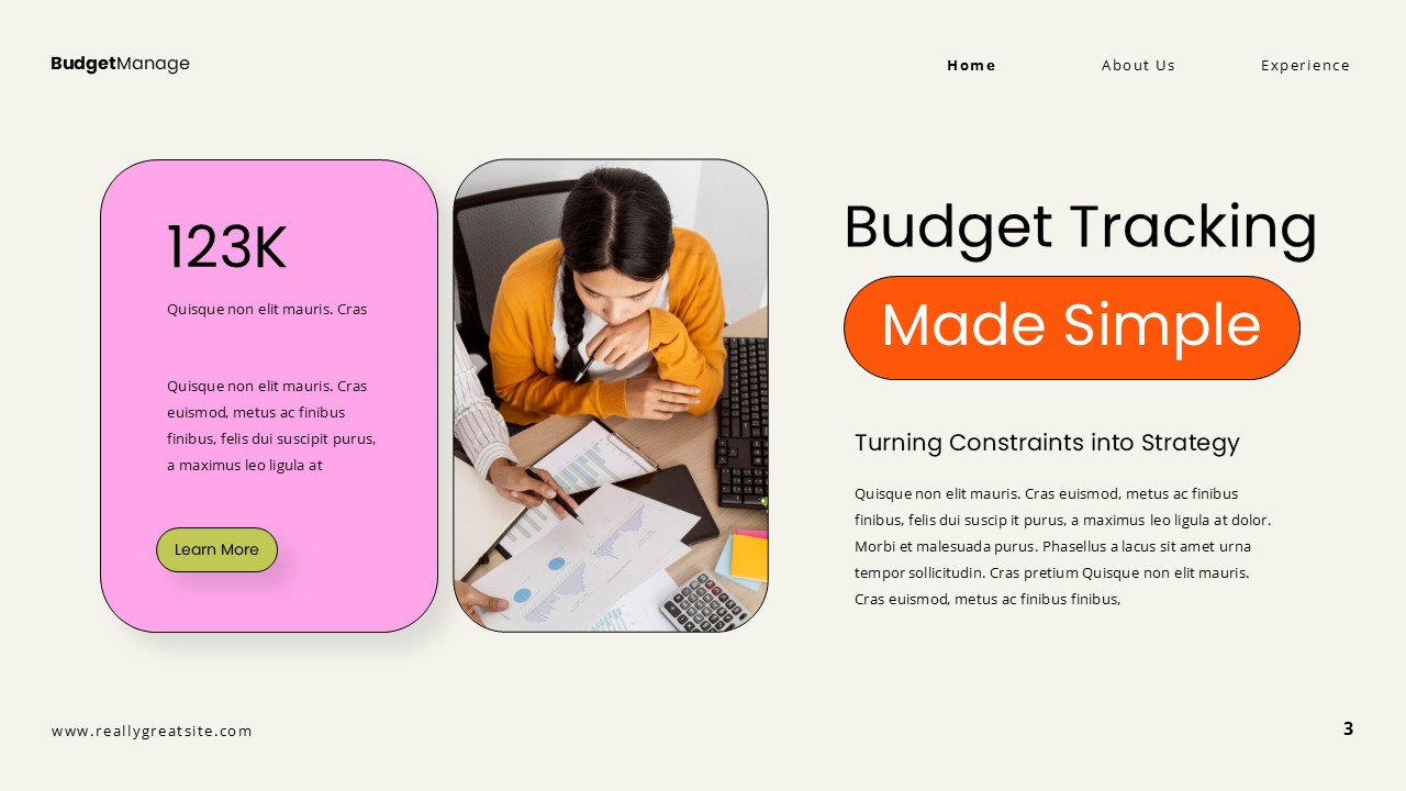Budget Management Google Slides Presentation Presentation Templates