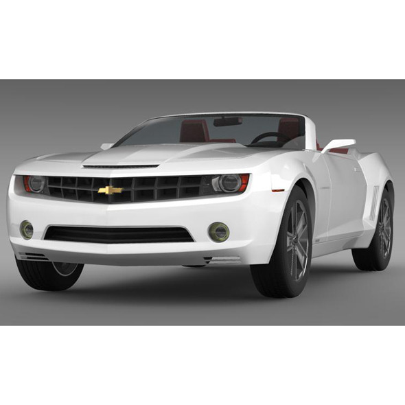 Chevrolet Camaro Convertible Concept - 3DOcean Item for Sale