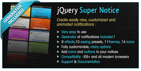 jQuery Super Notice - CodeCanyon 3206035