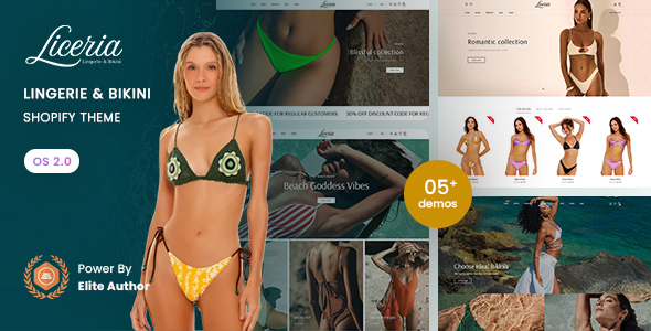 Liceria – Lingerie & Bikini Shopify 2.0 Theme