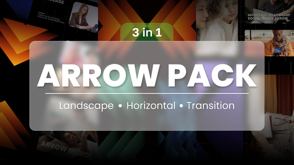 Arrow Transition PACK Elements template preview
