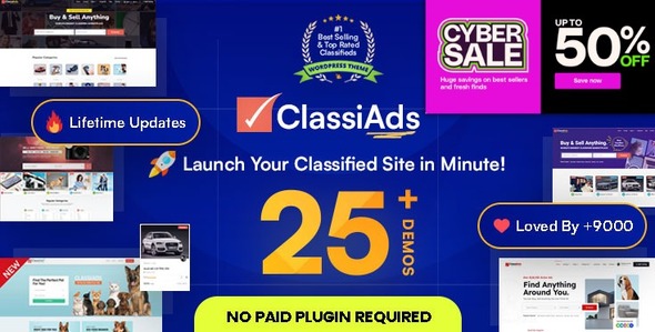 Classiads - Classified Ads WordPress Theme