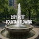 City Putt Fountain Flowing