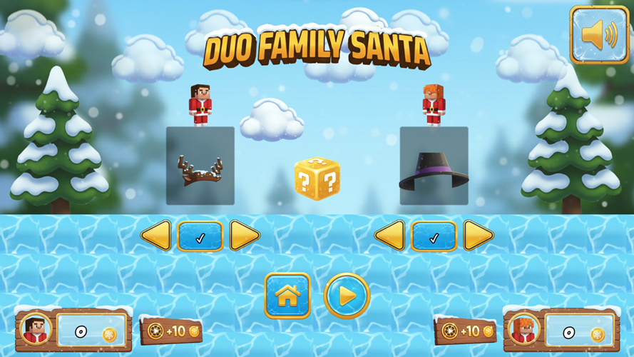 Duo Family Santa - HTML5 Game - Construct 3 by 66bugra66 | CodeCanyon