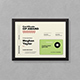 Senaya Certificate Design Template 