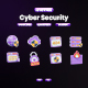 Cyber Security 3D Icon 