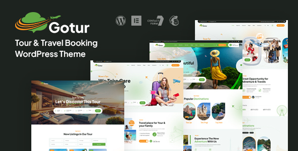 Gotur – Tour & Travel Booking WordPress Theme