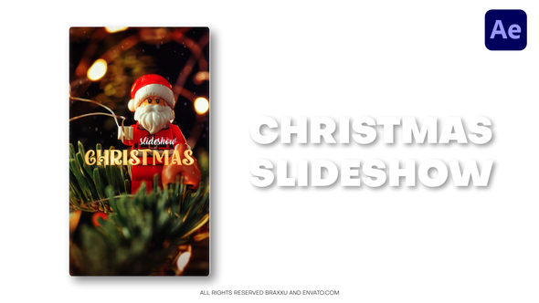 Christmas Slideshow | Vertical Openers template preview