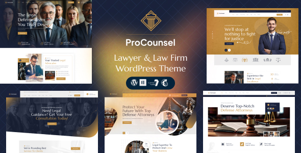Procounsel – Law Firm WordPress Theme