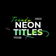 Neon Gradient Kinetic Titles Neon Gradient Kinetic Titles - VideoHive Item for Sale