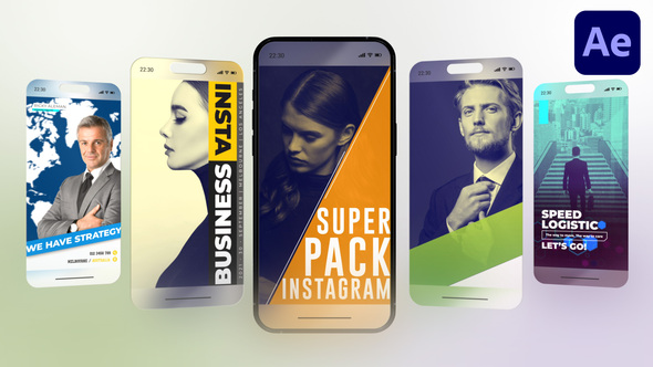 Instagram - Business 01 Elements template preview