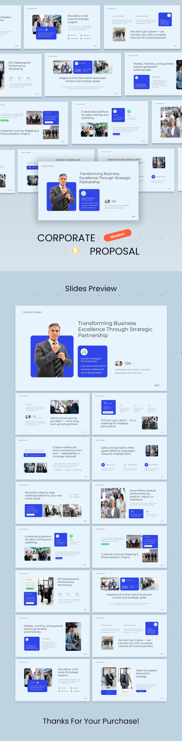 Corporate Proposal Google Slides Template