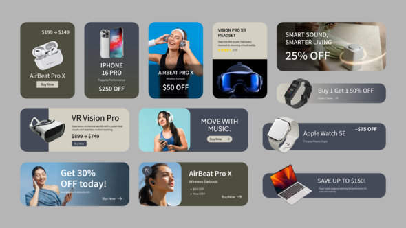 Product Promo Widget Titles template preview