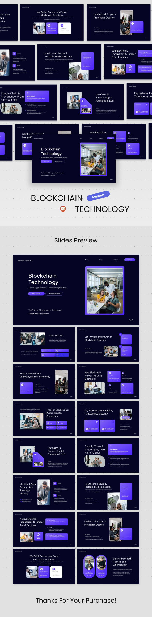 Blockchain Technology PowerPoint Template