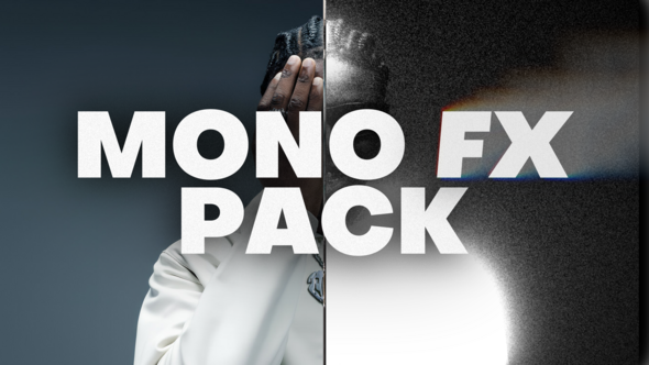 Mono FX Pack: High-Contrast Monochrome & Invert FX Toolkit for After Effects Elements template preview