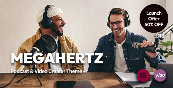 MegaHertz – Podcast and Video Creator WordPress Theme