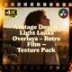 Vintage Dust &amp; Light Leaks Overlays – Retro Film Texture Pack For DR - VideoHive Item for Sale